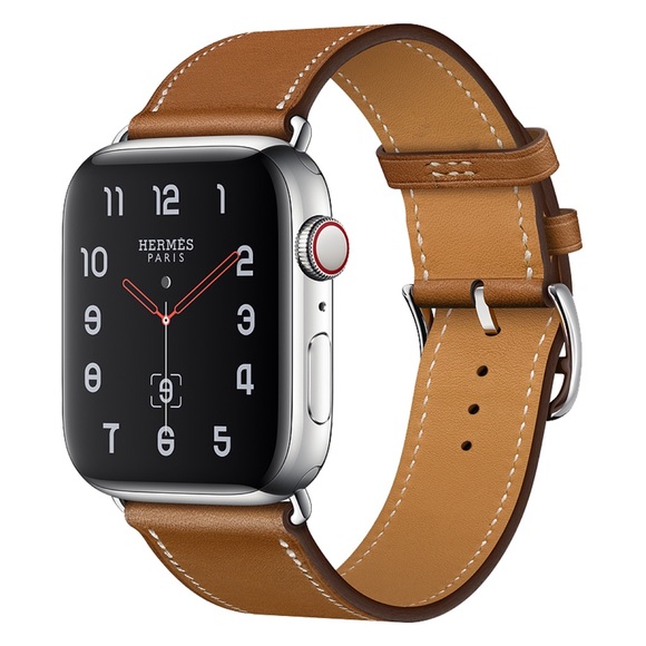 Accessories - Brown Vegan Leather Watchband for Apple Watch